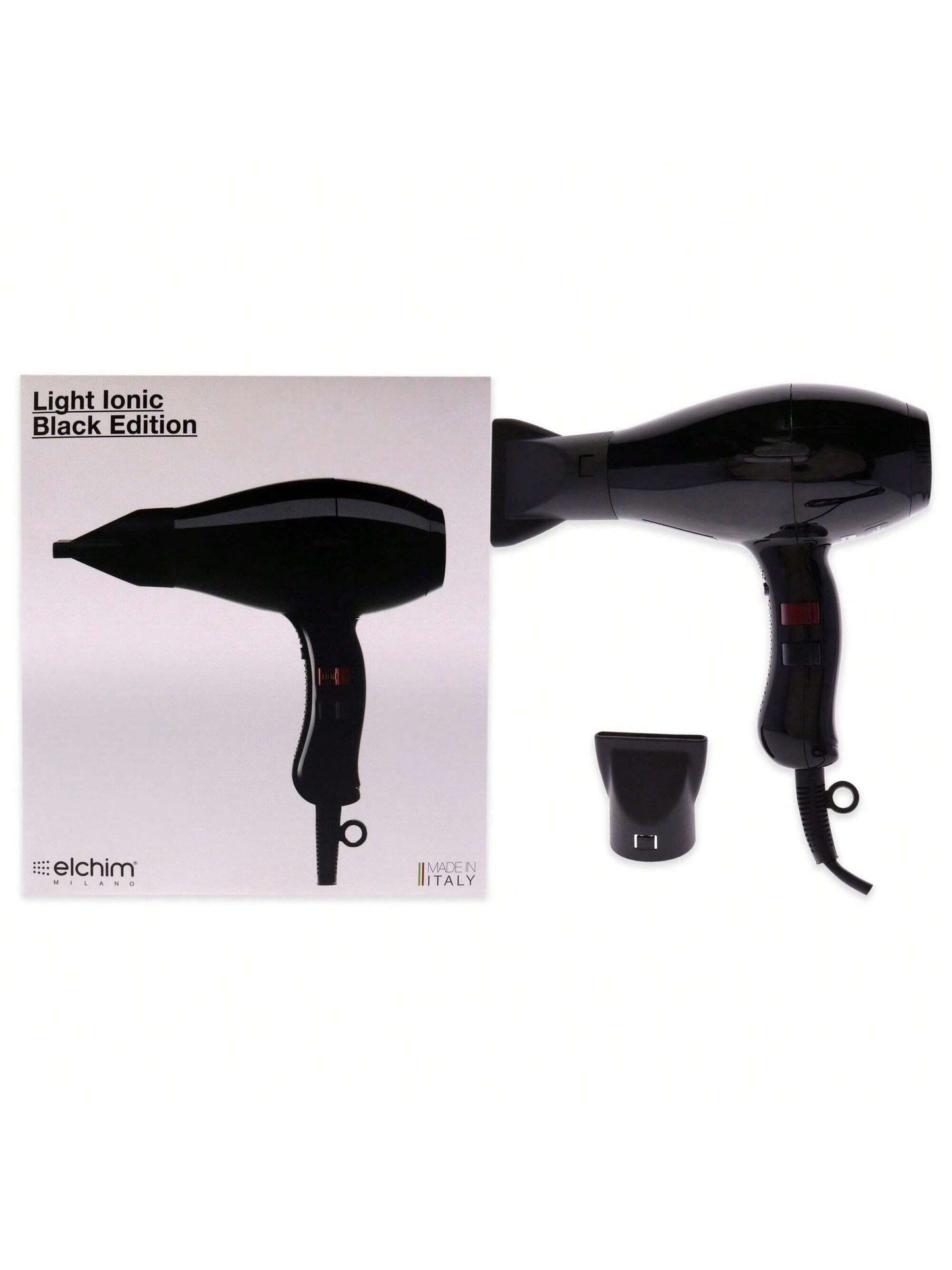 Elchim ELCHIM 3900 Light Ionic Edition Hair Dryer - Black by Elchim for Unisex - 1 Pc Hair Dryer