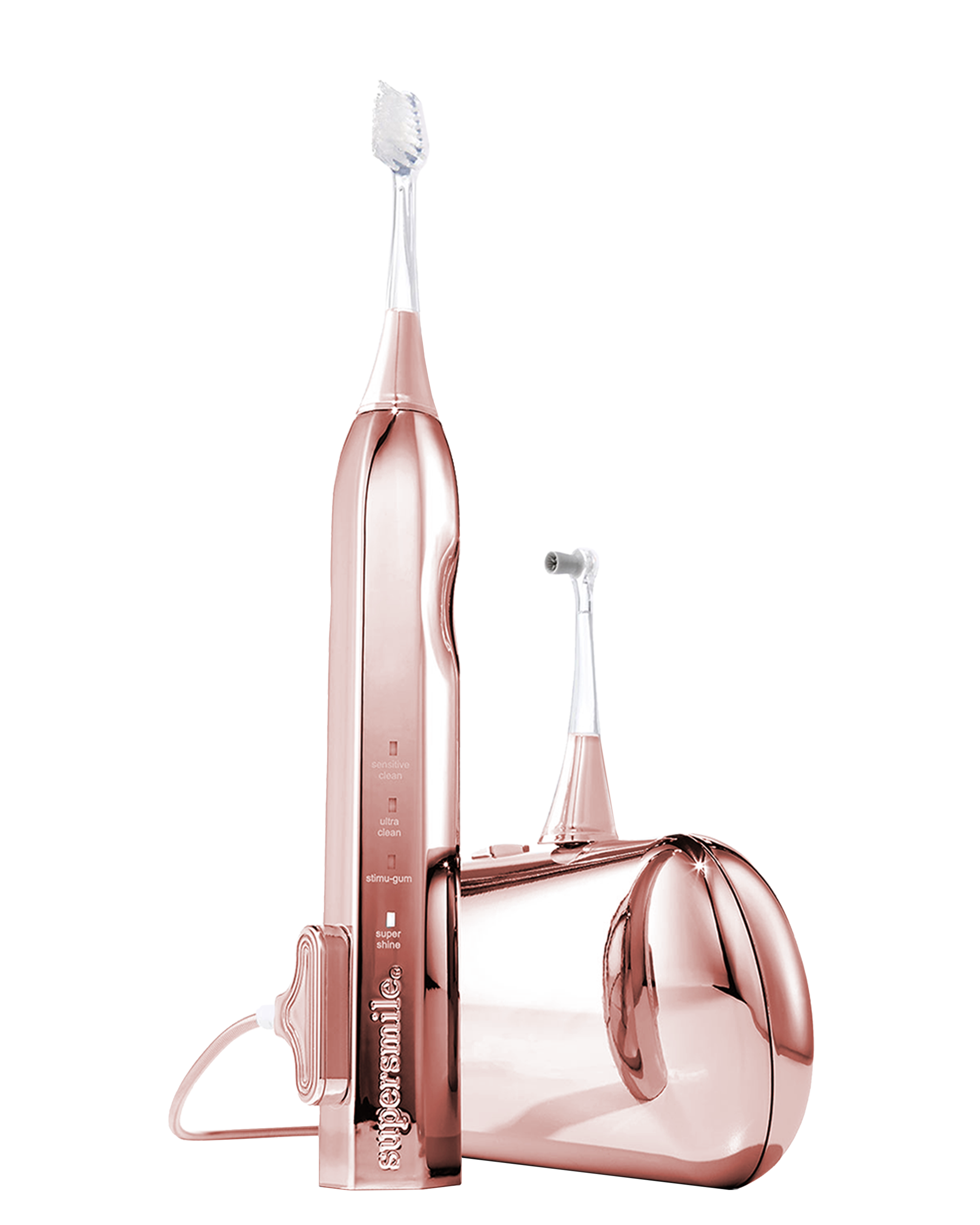 Zina45-Rose-Gold-Sonic-Toothbrush + Case