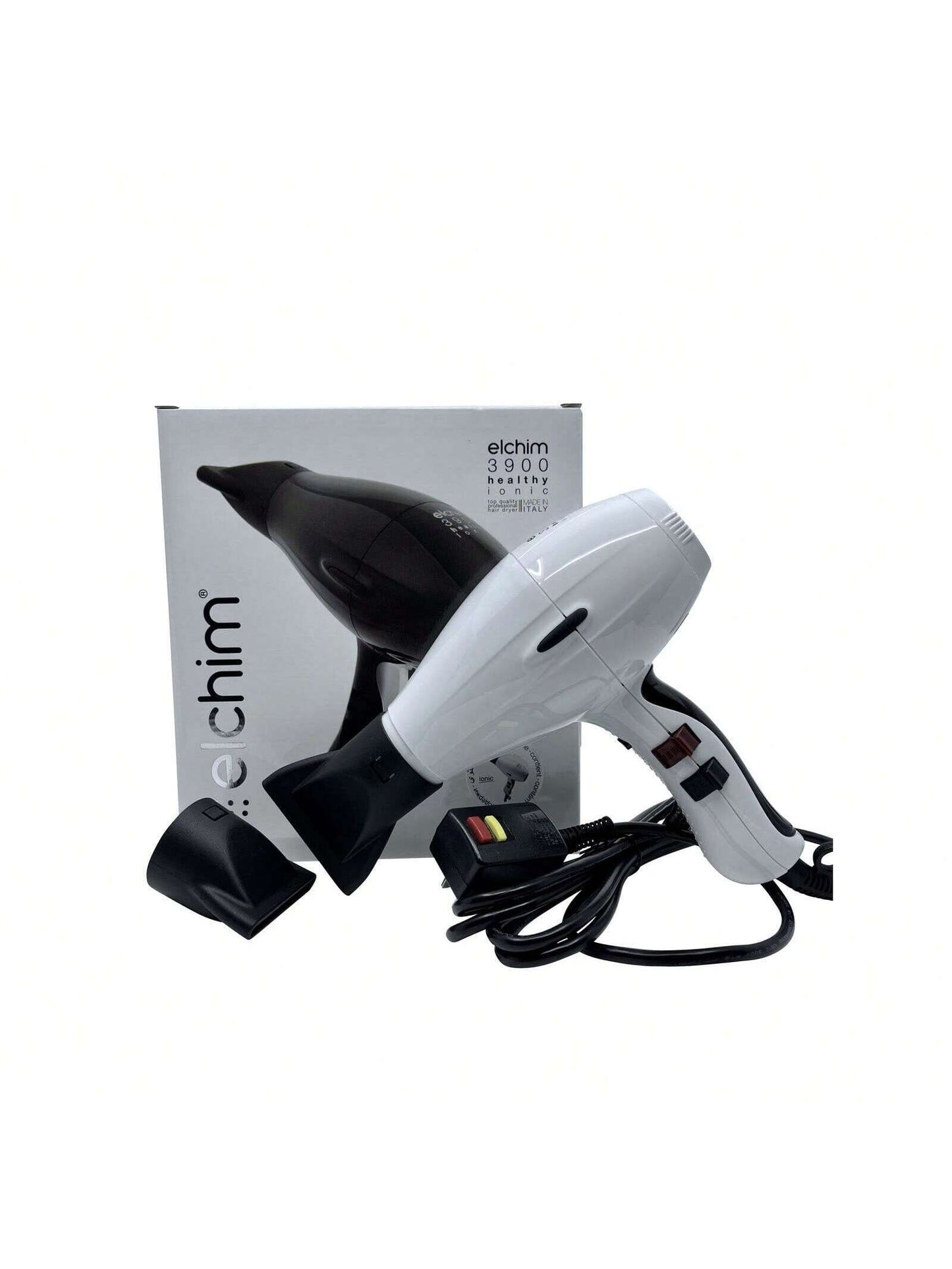 Elchim Elchim 3900 Titanium Ionic Ceramic Hair Dryer Pure White