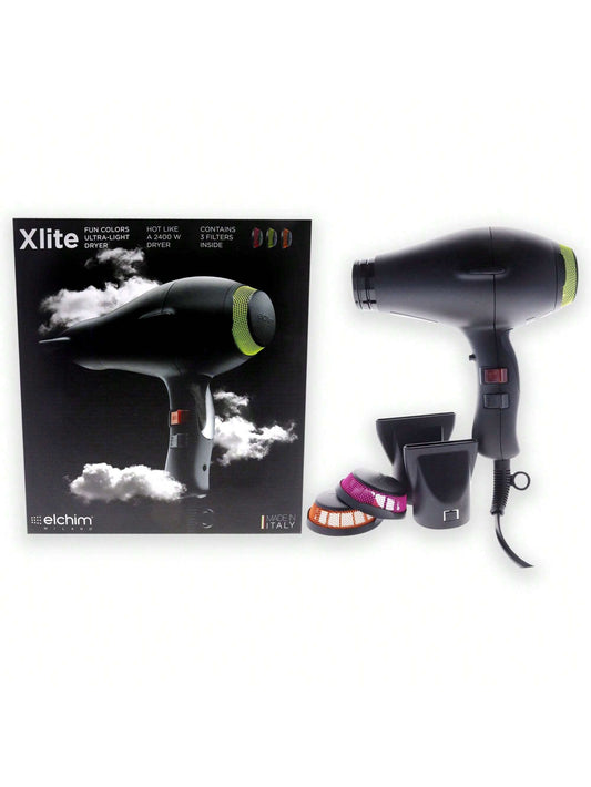 Elchim ELCHIM Xlite - Matte Black by Elchim for Unisex - 1 Pc Hair Dryer