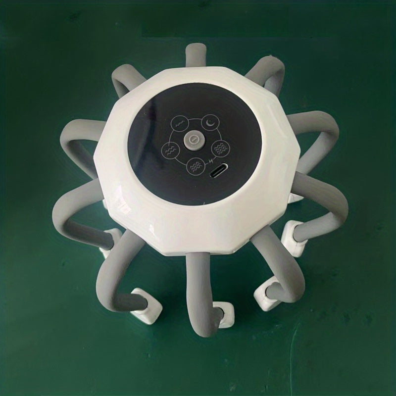Octopus-Shaped Electric Scalp Massager - 10 Vibrating Contacts for Deep Relaxation and Stress Relief!
