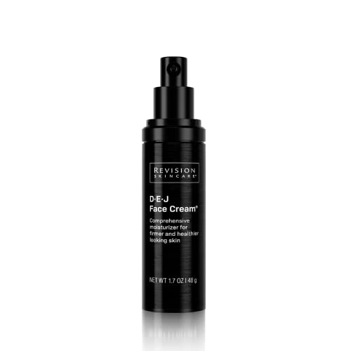 Revision Skincare D.E.J. Face Cream, advanced skin renewing moisturizer that firms, lifts and smooths the skin, reduce fine lines and wrinkles and improve skin texture and radiance, firms skin, 1.7oz