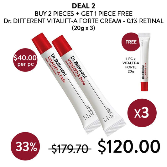 [DR. DIFFERENT] Vitalift-A Forte Night Treatment Cream 20g - COCOMO