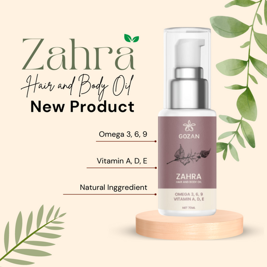 Gozan, Zahra, Hair and Body Oil, 70ml