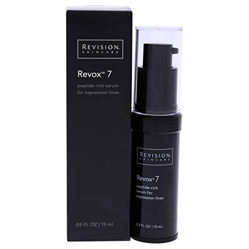 Revision Skincare Revox 7, peptide rich serum for expression lines around eyes, forehead and month, reduce wrinkles, clinical levels of oil free serum, 0.5 Fl oz