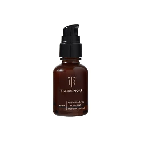 True Botanicals - Organic Renew Repair Nightly Treatment Serum | Clean, Non-Toxic, Natural Skincare (1 fl oz | 30 ml)