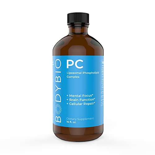 BodyBio Brain Supplement 16 oz PC- Pure Phospholipid Complex