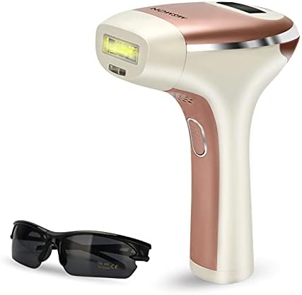 Permanent Hair Removal, MiSMON IPL Laser Hair Removal for Women/Men,Painless Hair Remover on Armpits Back Legs Arms Face Bikini line, Skin Color Sensor - Safe and Effective Device