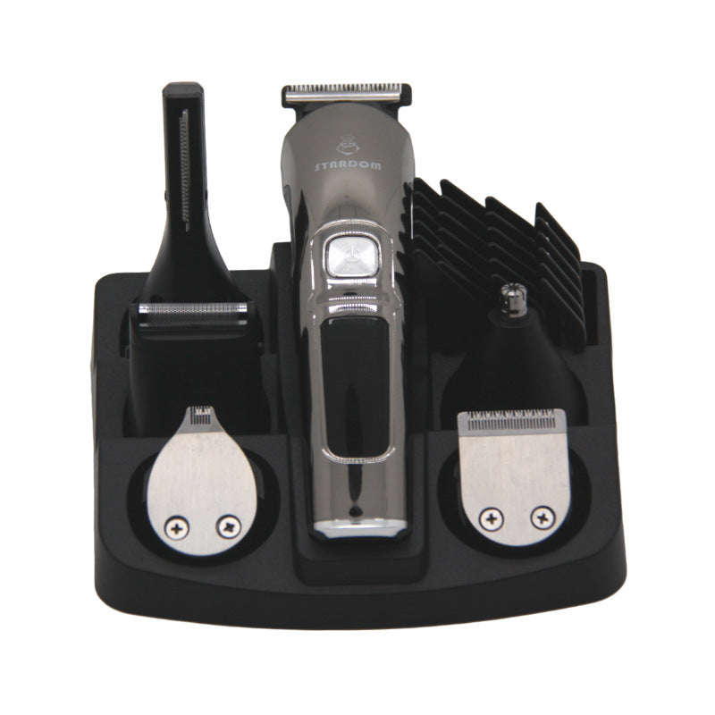 Rechargeable Electric Hair Clipper - Get a Long-Lasting Battery Life & Perfect Hair Cuts for Eyebrows, Shaving & Nose Hair Trimming!