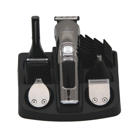 Rechargeable Electric Hair Clipper - Get a Long-Lasting Battery Life & Perfect Hair Cuts for Eyebrows, Shaving & Nose Hair Trimming!