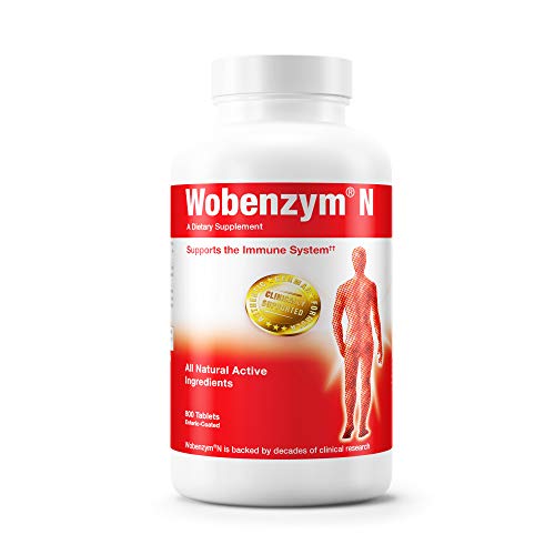 Wobenzym N 800 Tablets Authentic German Supplement