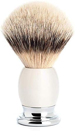 MÜHLE Sophist Porcelain Chrome Silvertip Badger Shaving Brush