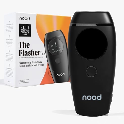 NEW Flasher 2.0 by Nood, IPL Laser Hair Removal Device for Men and Women, Pain-free and Permanent Results, Safe for Whole Body Treatment