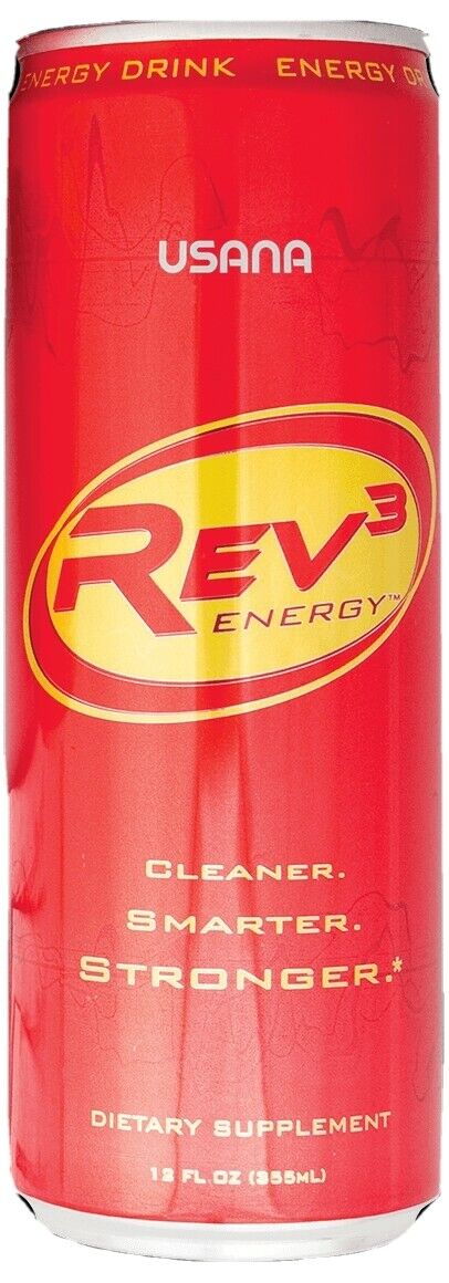 3 boxes of USANA REV3 12 x 355mL cans ea box Energy drink Glycemic Impact NEW