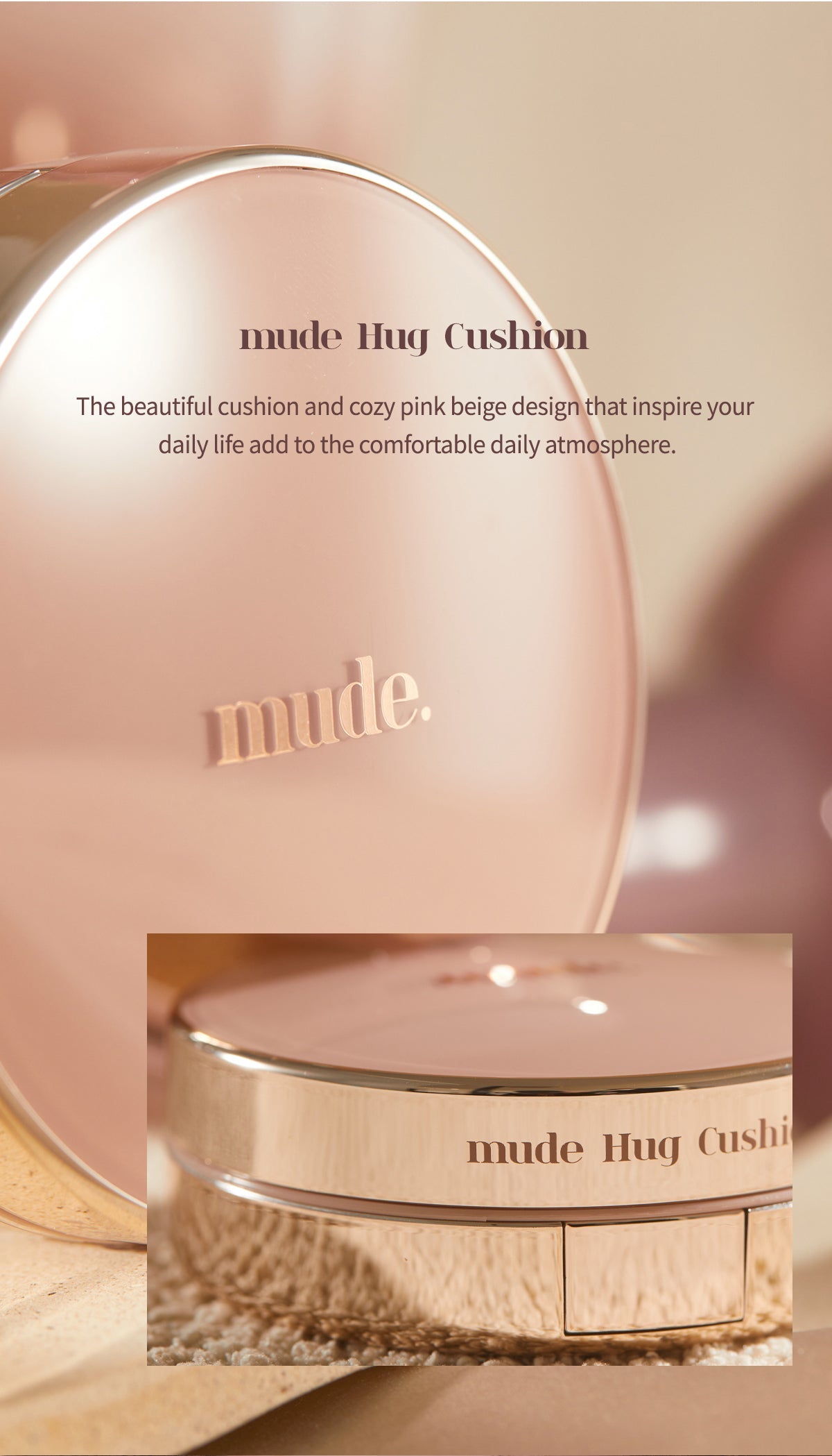 [MUDE] Hug Cushion SPF50+ PA+++ (in 4 shades) 15g