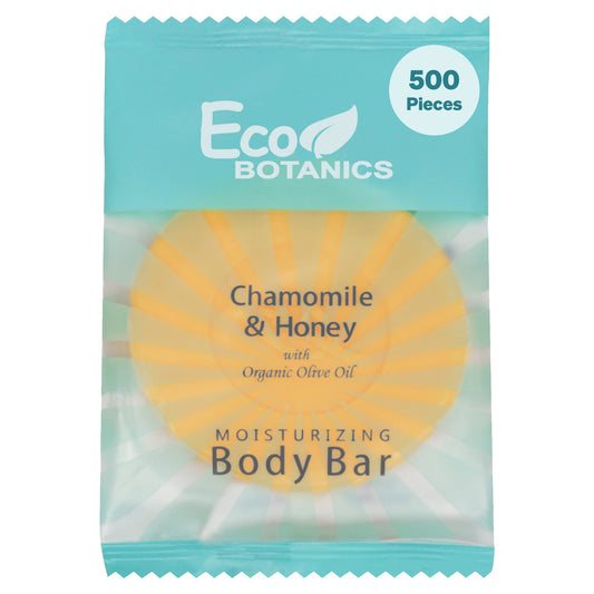 Eco Botanics Travel-Size Hotel Body Bar Soap, 0.89 oz (Case of 500)
