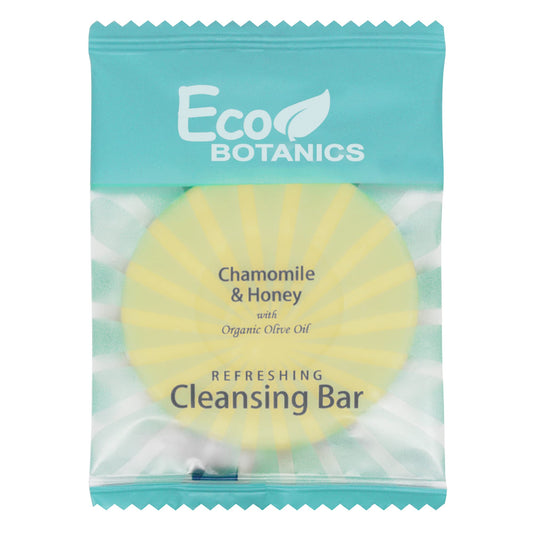 Eco Botanics Travel-Size Hotel Cleansing Bar Soap, 5 oz (Case of 1000)