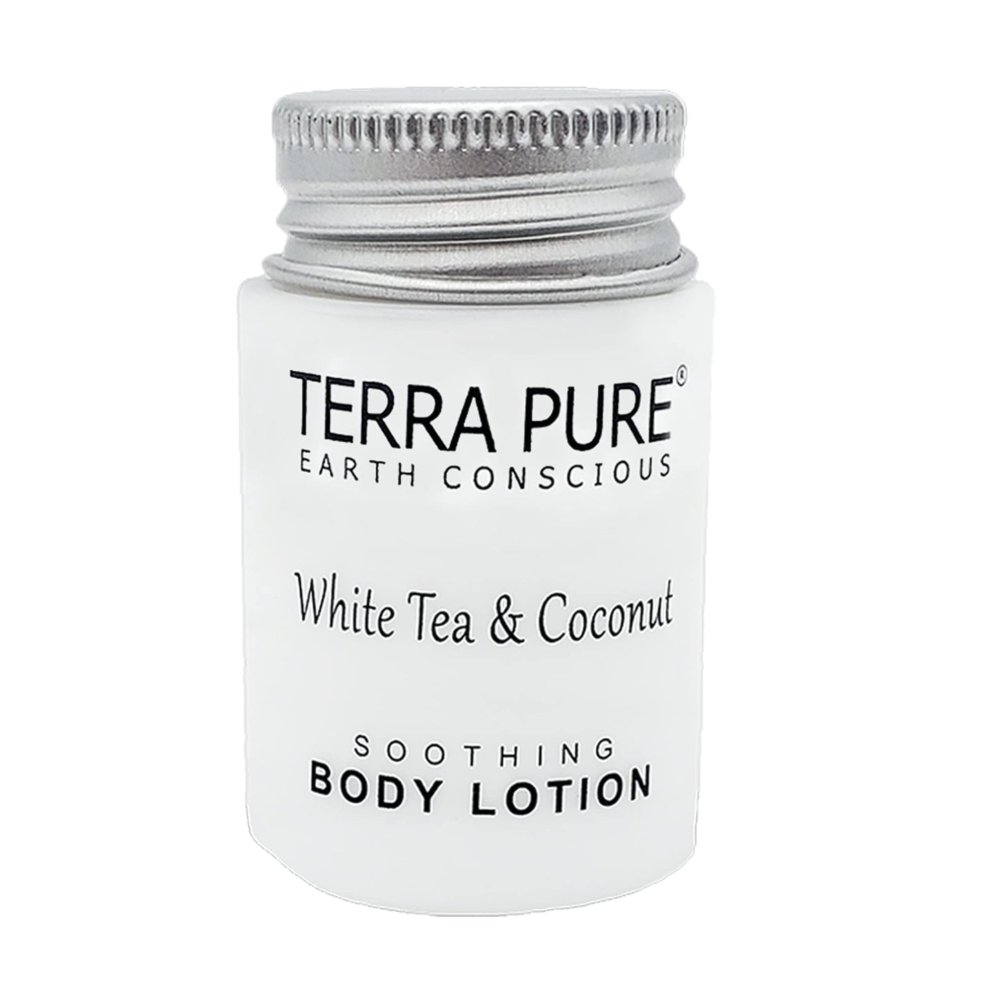 Terra Pure White Tea & Coconut Lotion, Travel Size Hotel Amenities, 1 oz. (Case of 300)