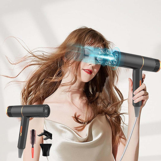 Electric Hair Dryer - Daily Deals Clearance Prime Hair Dryer with Diffuser Home Hair Dryer Hot Wind Comb Hair Salon Blowing Comb Hair Dryers for Women Styling Tools & Appliances