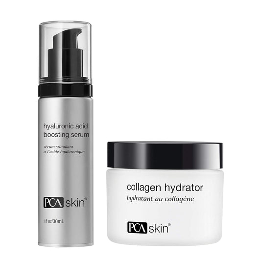 PCA SKIN Hyaluronic Acid Boosting Face Serum - Anti-Aging Hydrating Treatment with Brightening Niacinamide, Instantly Hydrates & Smooths Fine Lines & Wrinkles (1 fl oz)