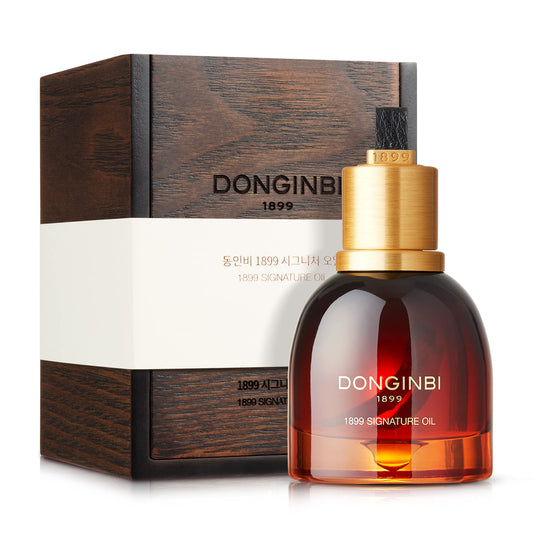 Donginbi Korean Skin Care 1899 Signature Oil - Anti Aging Face Oil for Women with Red Ginseng Extraction Technology, Jojoba Seed Oil & Sweet Almond Oil - 25g