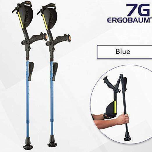 Ergoactives Ergobaum Prime 7TH Generation Forearm Crutches - Adult - Senior.com Forearm Crutches