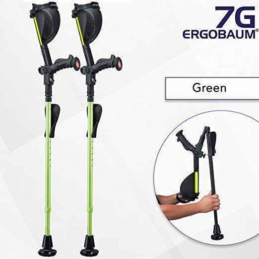 Ergoactives Ergobaum Prime 7TH Generation Forearm Crutches - Adult - Senior.com Forearm Crutches