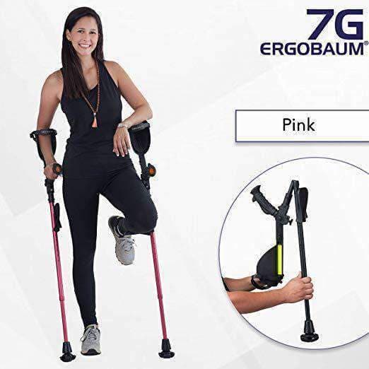 Ergoactives Ergobaum Prime 7TH Generation Forearm Crutches - Adult - Senior.com Forearm Crutches