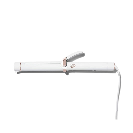 T3 SinglePass Curl Professional Curling Iron Custom Blend Ceramic Long Barrel Curling and Wave Iron with Adjustable Heat Settings for Shiny Smooth Curls and Waves