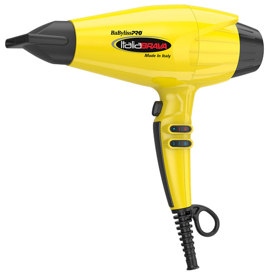 BabylissPro ItaliaBrava Hair Dryer - Yellow