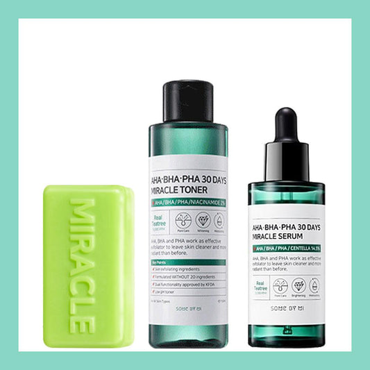 Some By Mi Miracle Pure Set - Soap + Toner + Serum