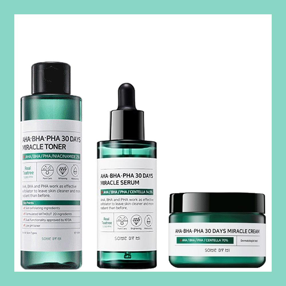 SOME BY MI Miracle Pure Set - Toner + Serum + Cream