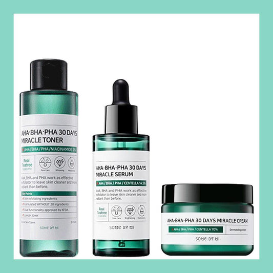 SOME BY MI Miracle Pure Set - Toner + Serum + Cream