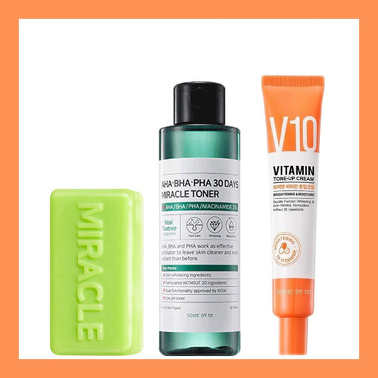 SOME BY MI Miracle Set #Soap + Toner + V10 Cream