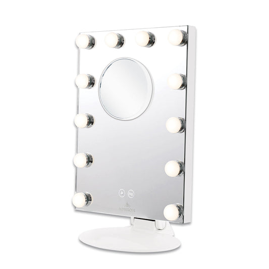 Lumière TableTop LED Makeup Mirror with Bluetooth Speaker