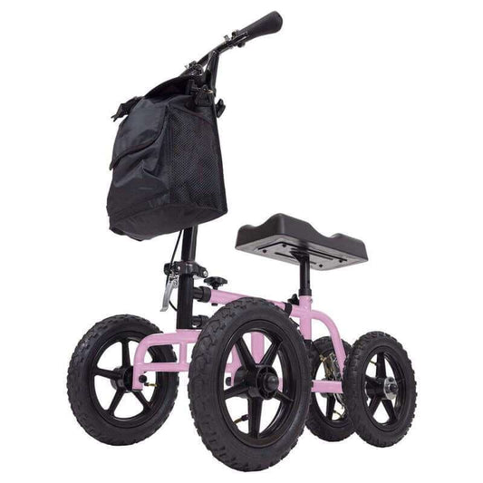 Vive Health All Terrain Knee Walker - XL 12” Pneumatic Tires - Senior.com Knee Walkers