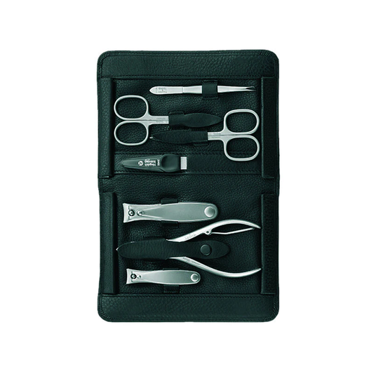 Niegeloh Imantado XL 7pc Manicure Set In High Quality Leather Case