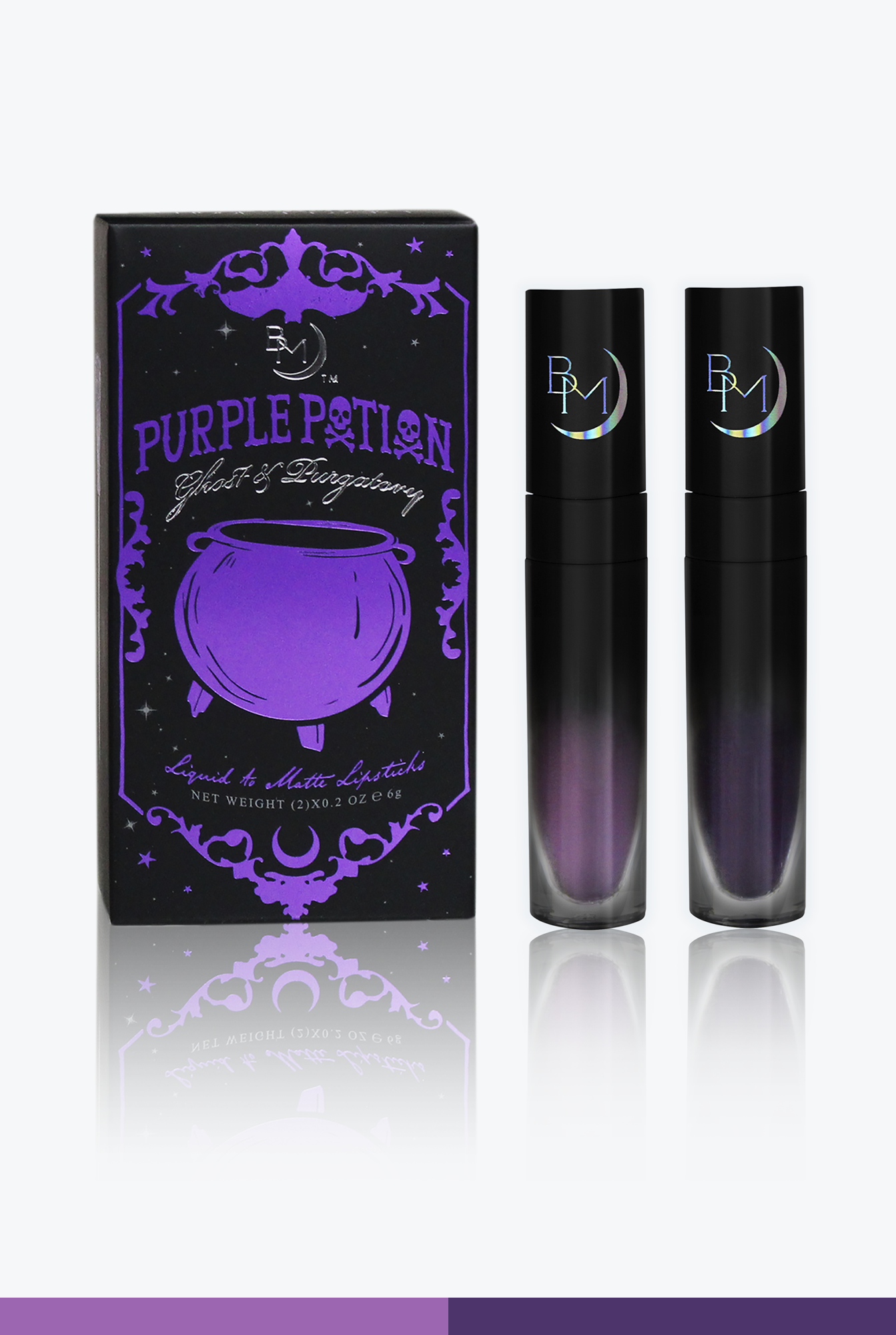 Purple Potion Liquid To Matte Lipstick Duo