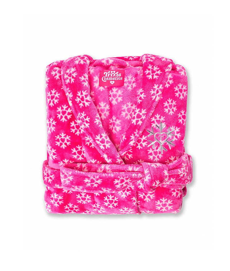 Pink Snowflake Robe