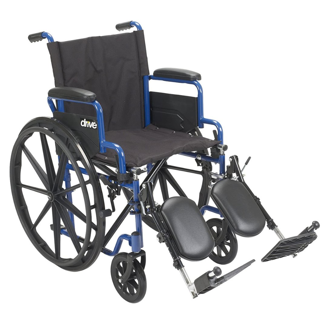 Drive Medical Blue Streak Lightweight Wheelchair - Senior.com Wheelchairs