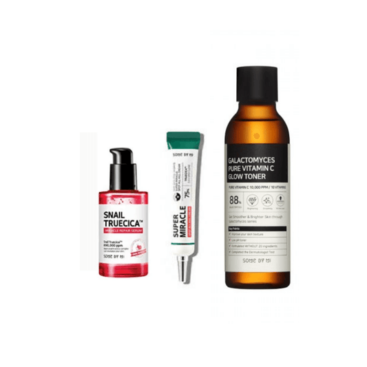 SOME BY MI Snail Truecica Plus Galactomyces Toner Plus 14 Days Super Miracle Spot All Kill Cream