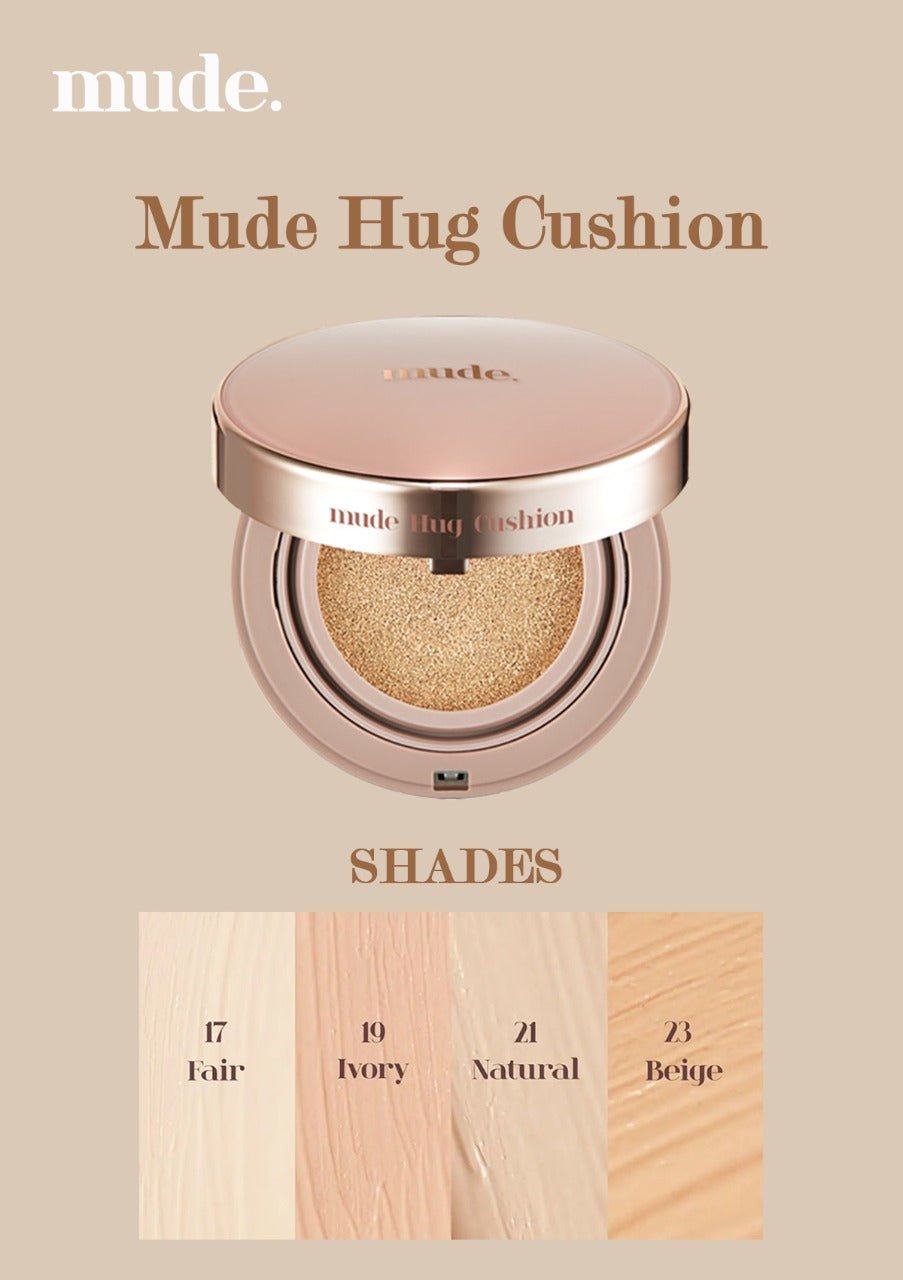 [MUDE] Hug Cushion SPF50+ PA+++ (in 4 shades) 15g