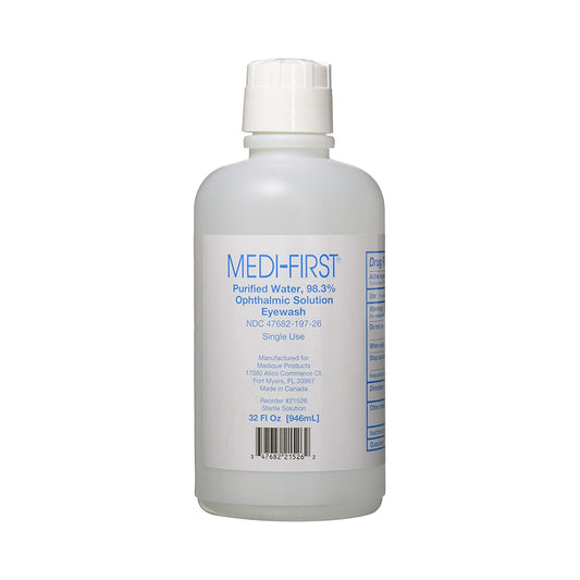 Medi-First® Ophthalmic Solution Eyewash, 32 oz.