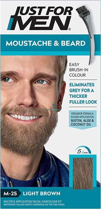 Just For Men Beard Light Brown - 1 Pack