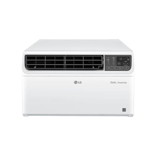 LG 8,000 BTU 115V Window Air Conditioner Cools 350 Sq. Ft. with Dual Inverter - $240