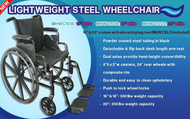 Mobb Lightweight Steel Wheelchair