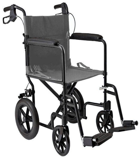 MOBB Lightweight Transport Chair 12" Rear Wheels
